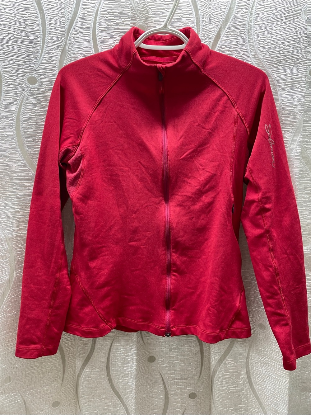 Salomon Women's Bright Red Full-Zip Utility Jacket